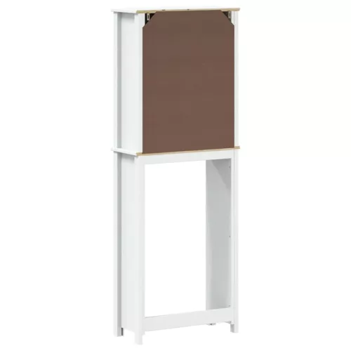 BERG fehér tömör fa WC feletti tároló 60 x 27 x 164,5 cm