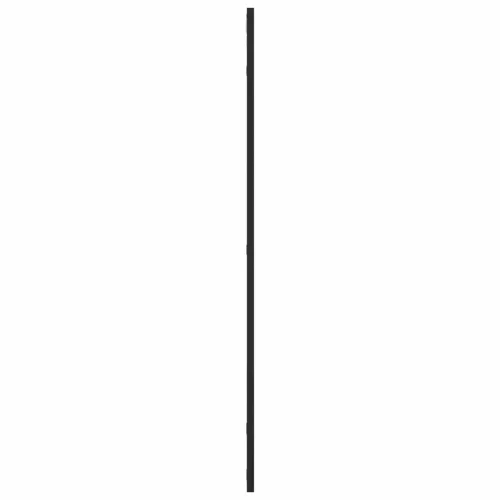 Fekete téglalap alakú vas fali tükör 50 x 100 cm