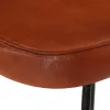 2 db sötétbarna bárszék 41x29x62 cm