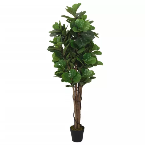 Zöld mű-lantlevelűfikusz 96 levél 80 cm