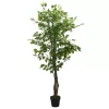 Zöld mű fikusz fa 1260 levéllel 200 cm