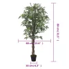 Zöld mű juharfa 224 levéllel 80 cm