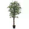 Zöld mű juharfa 336 levéllel 120 cm