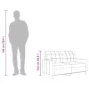 Kétszemélyes bordó szövet kanapé 140 cm