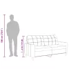 2 személyes cappuccino színű műbőr kanapé 140 cm