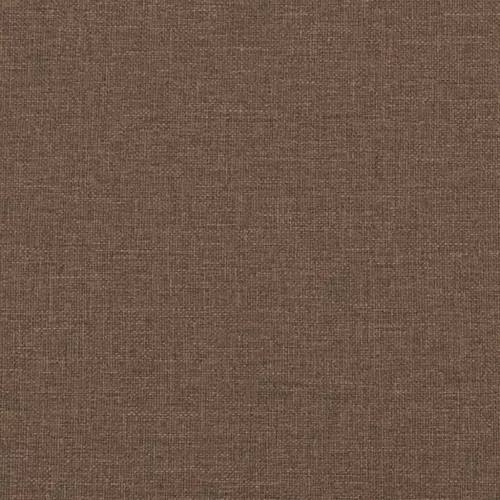 Kétszemélyes barna szövetkanapé 120 cm