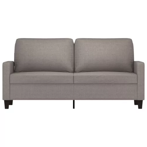 Kétszemélyes tópszínű szövet kanapé 140 cm