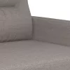 Kétszemélyes fekete szövetkanapé 120 cm