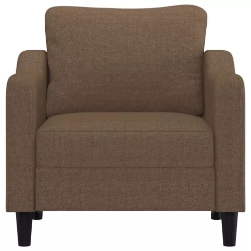 Barna szövet kanapéfotel 60 cm