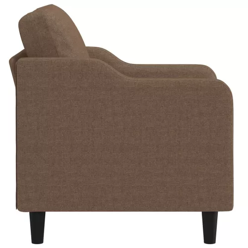 Barna szövet kanapéfotel 60 cm