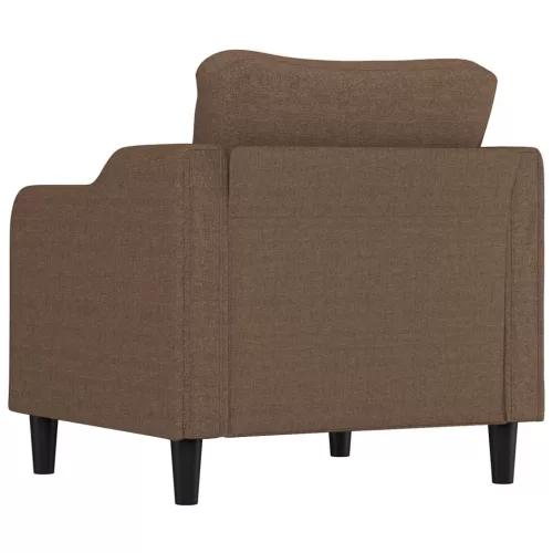 Barna szövet kanapéfotel 60 cm