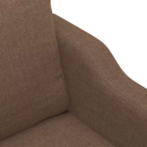 Barna szövet kanapéfotel 60 cm