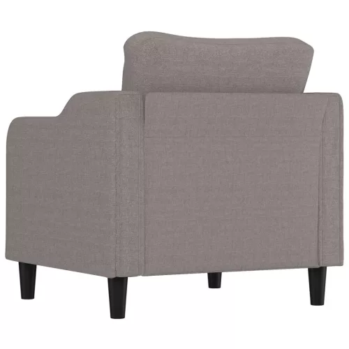 Tópszínű szövet kanapéfotel 60 cm