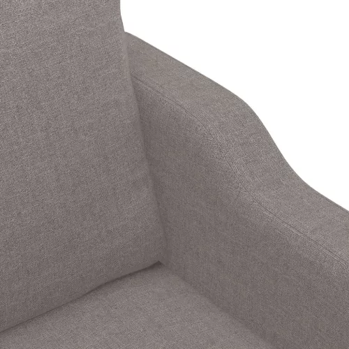Tópszínű szövet kanapéfotel 60 cm