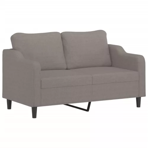 Kétszemélyes tópszínű szövet kanapé 140 cm