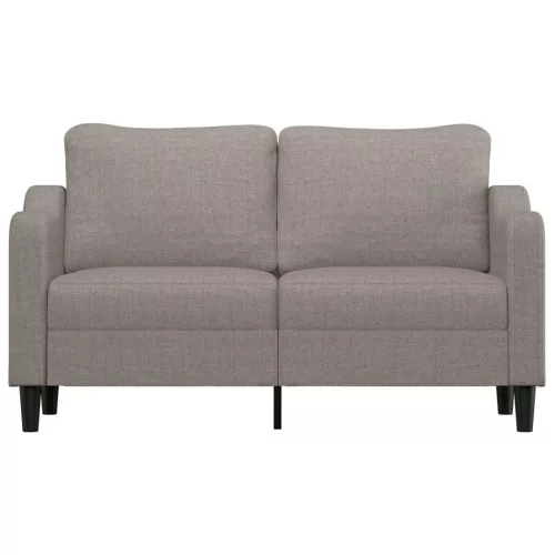 Kétszemélyes tópszínű szövet kanapé 140 cm