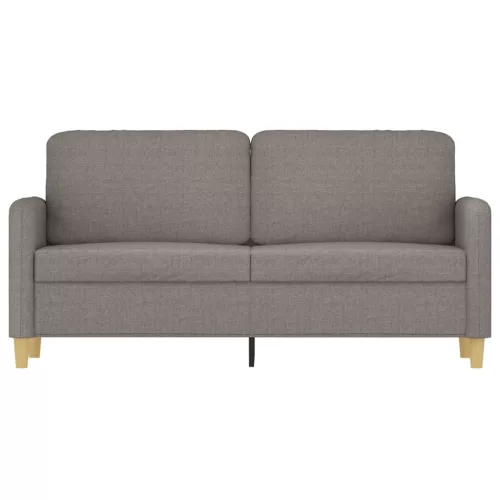 Kétszemélyes tópszínű szövet kanapé 140 cm