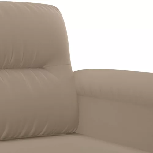 Tópszínű mikroszálas szövet kanapéfotel 60 cm