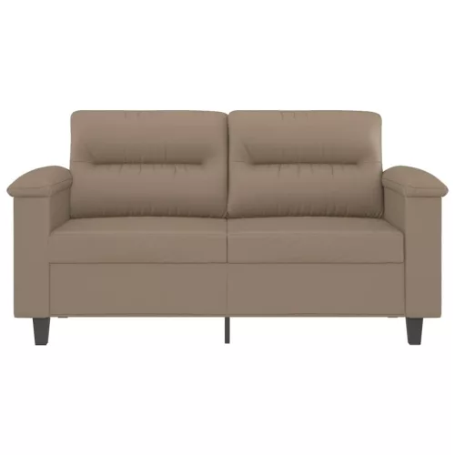 2 személyes cappuccino színű műbőr kanapé 120 cm