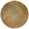 Sárgaréz kalapált alumínium dohányzóasztal Ø 50 x 30 cm