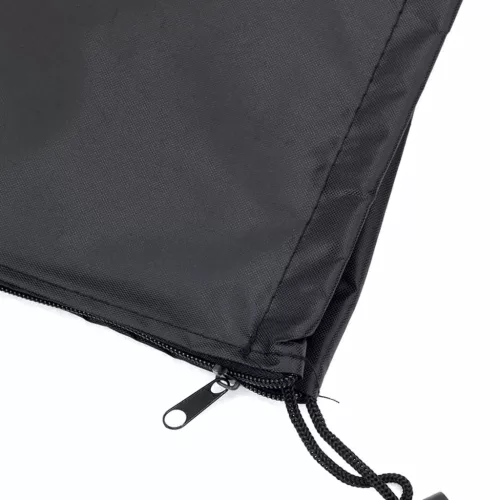 Fekete 420D oxford szövet piramis alakú fűtőhuzat 86x47x241 cm
