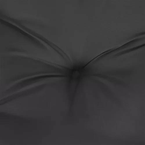 Fekete oxford szövet kerti padpárna 150 x 50 x 7 cm