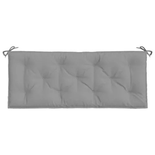 2 db szürke oxford szövet kerti padpárna 120 x 50 x 7 cm