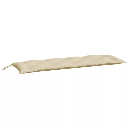 2 db bézs oxford szövet kerti padpárna 150 x 50 x 7 cm