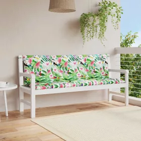 2 db színes szövet kerti padpárna 150 x 50 x 7 cm