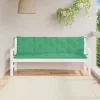 2 db zöld oxford szövet kerti padpárna 180 x 50 x 7 cm