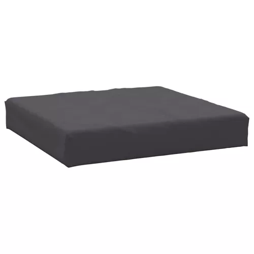 Antracitszürke szövet raklappadló-párna 60x60x9,5 cm