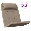 2 db tópszínű oxford-szövet Adirondack-székpárna