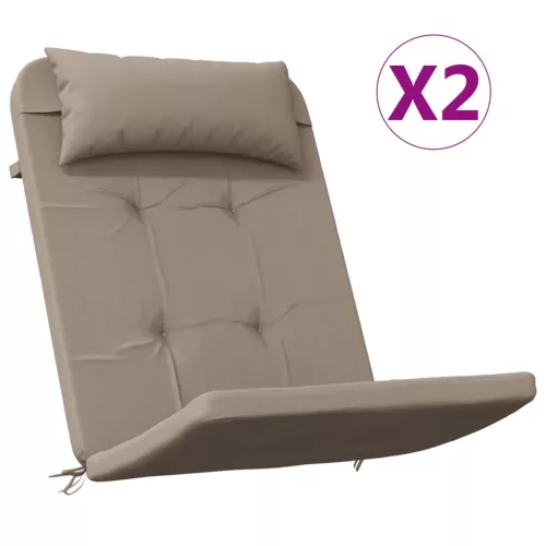 2 db tópszínű oxford-szövet Adirondack-székpárna