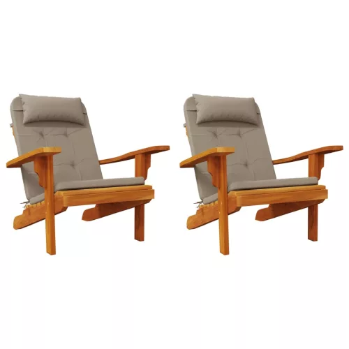 2 db tópszínű oxford-szövet Adirondack-székpárna