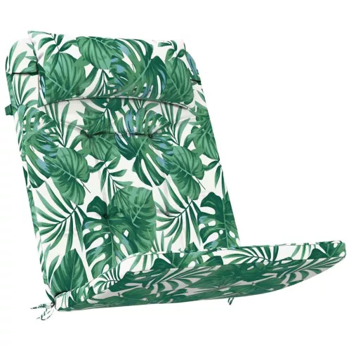 Székpárna Virágos 2 pcs Zöld 58 x 77 x 4.5 cm Oxford szövet