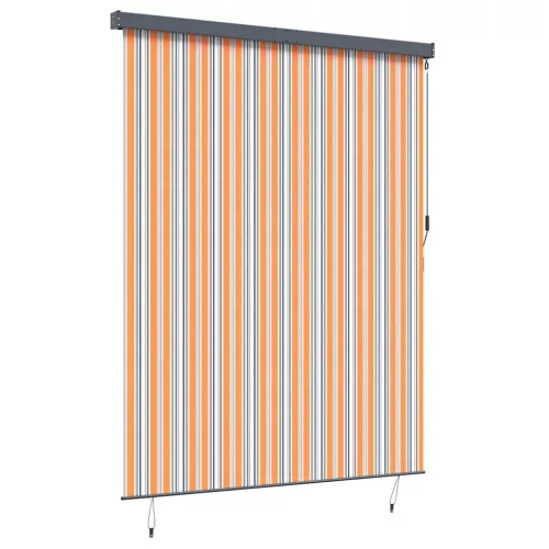 Kültéri Rolós Árnyék Csíkos Sárga és kék 200 x 250 cm szövet