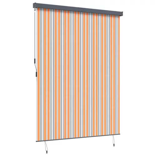 Kültéri Rolós Árnyék Csíkos Sárga és kék 200 x 250 cm szövet
