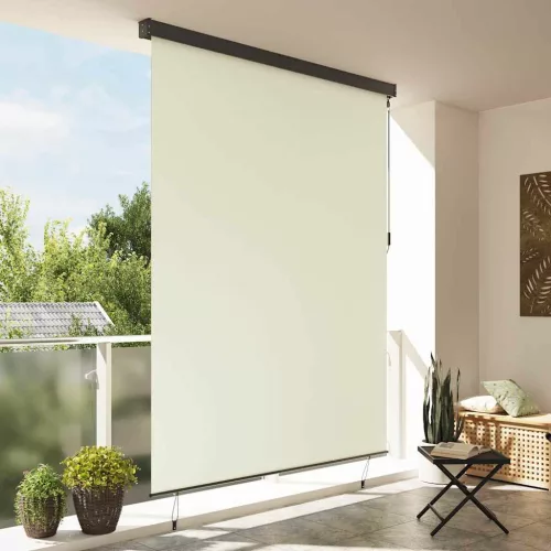 Kültéri Rolós Árnyék Csíkos Állítható Krém 200 x 250 cm szövet