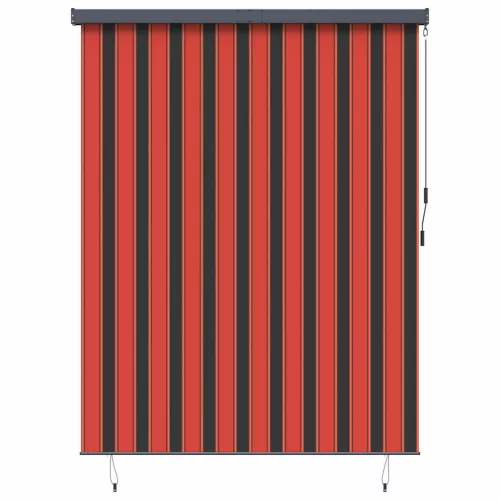 Kültéri Rolós Árnyék narancssárga és barna 200 x 250 cm szövet