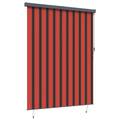Kültéri Rolós Árnyék narancssárga és barna 200 x 250 cm szövet