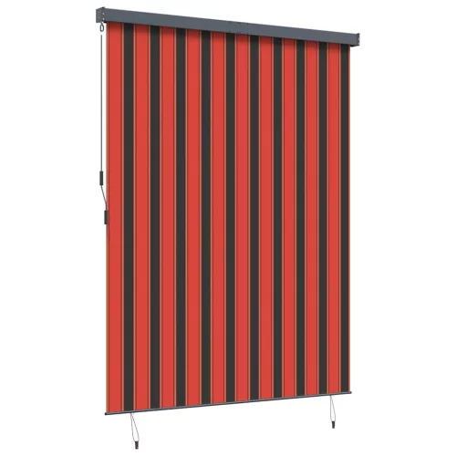 Kültéri Rolós Árnyék narancssárga és barna 200 x 250 cm szövet