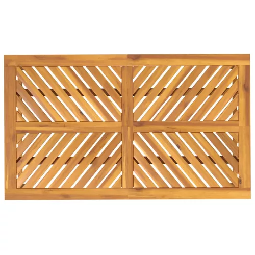 Tömör akácfa kerti étkezőasztal 150 x 90 x 74 cm
