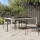 Kerti Étkezőasztal Fehér 150 x 90 x 75 cm Poli rattan
