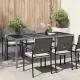 Kerti Étkezőasztal Szürke 190 x 90 x 75 cm Poli rattan