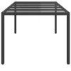 Kerti Étkezőasztal Tiszta fekete. 250 x 100 x 75 cm Poli rattan