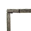 Szürke polyrattan üveglapos bárasztal 110 x 70 x 110 cm