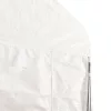 Fehér polietilén pavilon tetővel 5,88 x 2,23 x 3,75 m