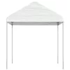 Fehér polietilén pavilon tetővel 2,28 x 2,23 x 2,69 m