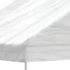 Fehér polietilén pavilon tetővel 2,28 x 2,23 x 2,69 m