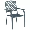 Szék 4 pcs Antracit 56 x 65 x 89cm Acél